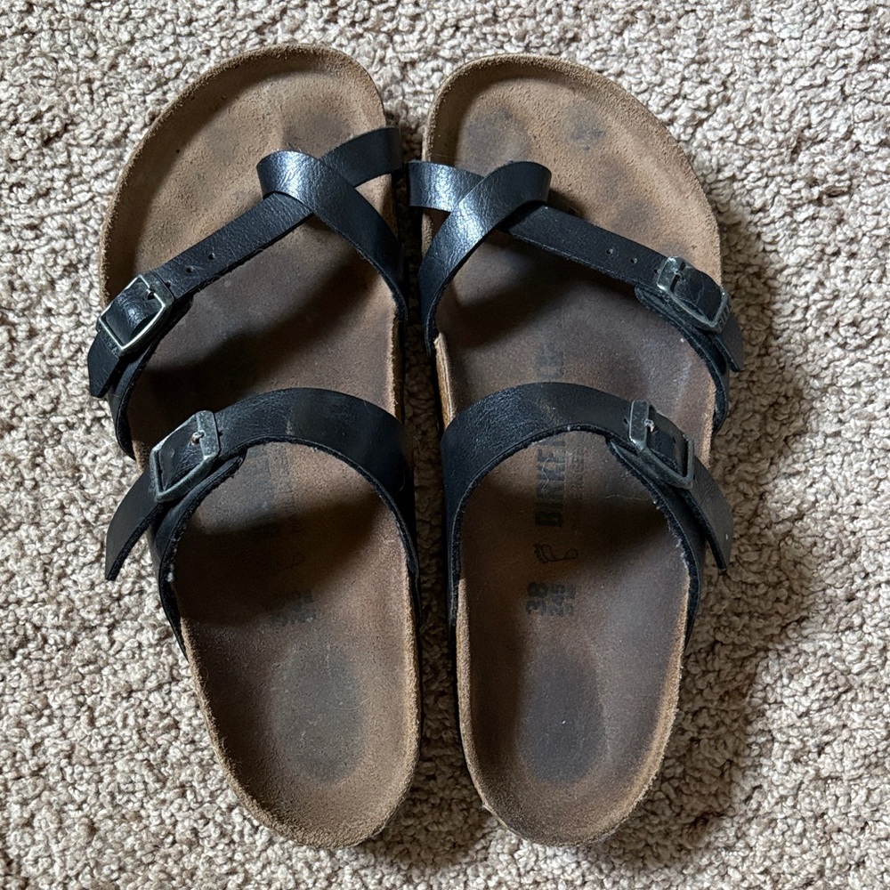 Birkenstock Black Sandals size 38